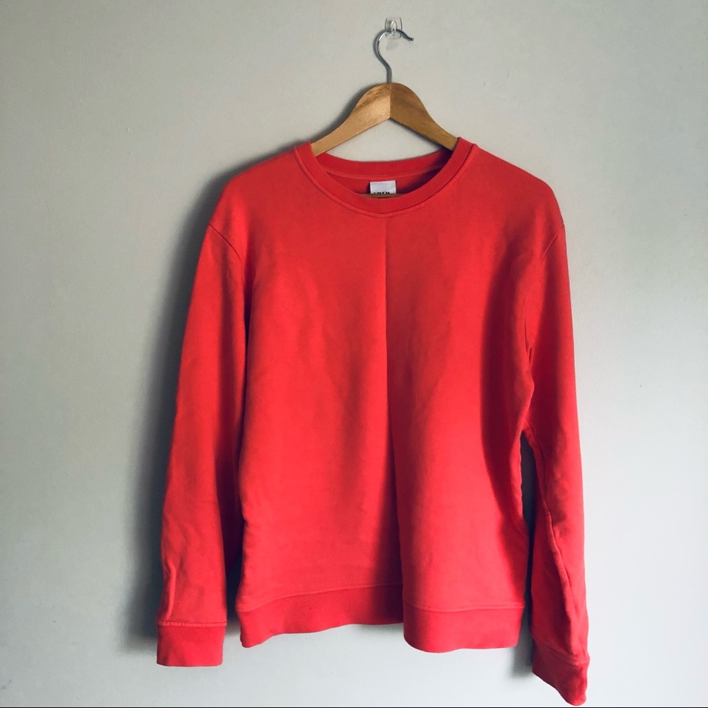 ZARA L-XL Coral Pink Sweatshirt